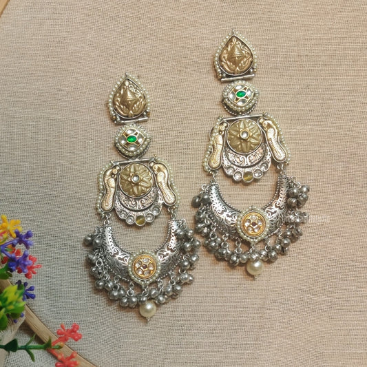 "Greeva" Silver Plated Earring