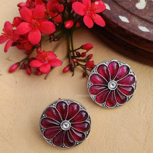 “Mantra” Silver Look Alike Oxidised Stud “Mantra” Silver Look Alike Oxidised Stud