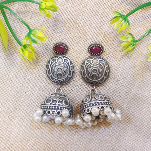 "Nebula" Silver Look Alike Stone Earrings "Nebula" Silver Look Alike Stone Earrings