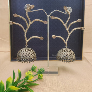 Styish oxidised jhumka earring Styish oxidised jhumka earring