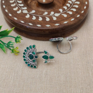 "Lipa"Silver Look alike Oxidised Ring "Lipa"Silver Look alike Oxidised Ring