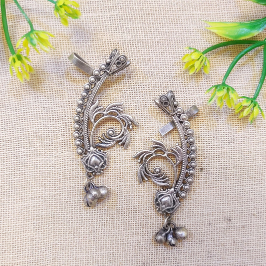 Silver Cuff Earrings