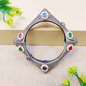 oxidised silver kada oxidised silver kada