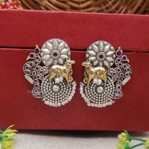 "Farmi" Silver look alike Oxidised Earrings "Farmi" Silver look alike Oxidised Earrings