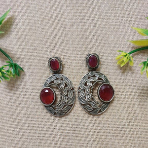 "Manasvi" Silver Look Alike Earrings "Manasvi" Silver Look Alike Earrings