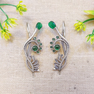 " Earlette" Silver Look Alike Oxidised Earcuff " Earlette" Silver Look Alike Oxidised Earcuff
