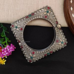 "Shaily" Silver Look Alike Oxidized Kada "Shaily" Silver Look Alike Oxidized Kada