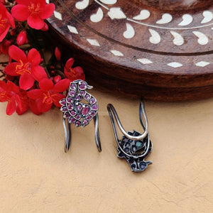 “Ruan” Silver Look Alike Oxidised Ring “Ruan” Silver Look Alike Oxidised Ring