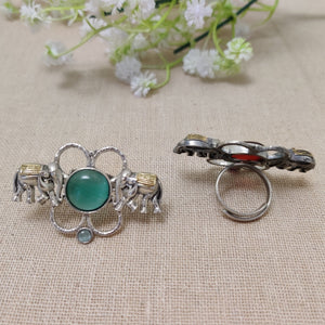 Elephant silver look alike ring Elephant silver look alike ring