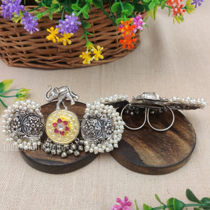 Oxidised ring for navratri Oxidised ring for navratri