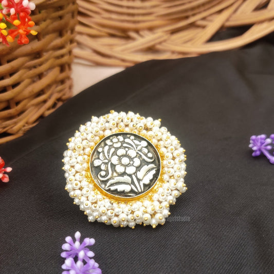 " Vriha " Silver Plated Ring