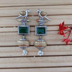 Aadvik Silver Look Alike Oxidised Earring Aadvik Silver Look Alike Oxidised Earring