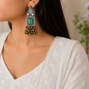 "Birch" Antique Oxidised Earrings "Birch" Antique Oxidised Earrings