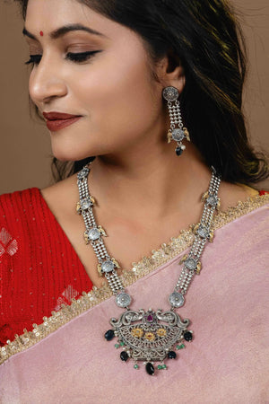“Kamaxi” Silver Look Alike Oxidised Nacklace “Kamaxi” Silver Look Alike Oxidised Nacklace