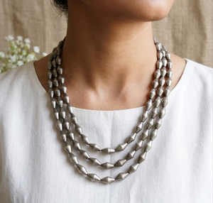 "Artfull"Silver Look Alike Oxidized Neckalce "Artfull"Silver Look Alike Oxidized Neckalce