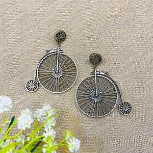 long oxidised earrings long oxidised earrings