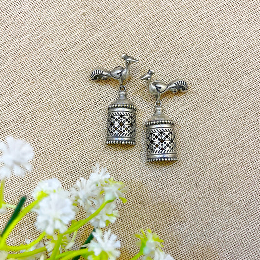 "Alekhya" Silver Look Alike Earring