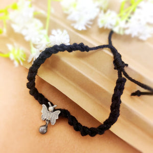 "Butterfliee" Silver Look Alike Nazariya/Thread Anklet "Butterfliee" Silver Look Alike Nazariya/Thread Anklet