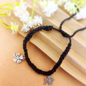 "Flowerya" Silver Look Alike Nazariya/Thread Anklet "Flowerya" Silver Look Alike Nazariya/Thread Anklet