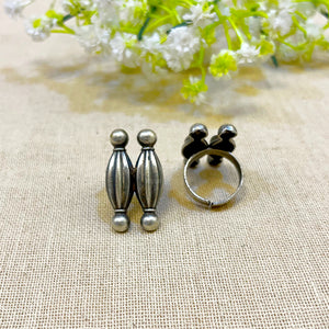 oxidised ring set oxidised ring set