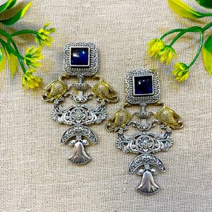 Dual Tone Statment Earring Dual Tone Statment Earring