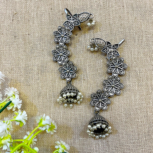 "Verite" Silver Look Alike Earcuffs