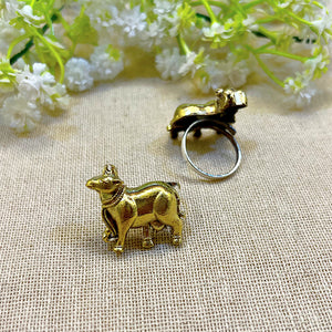 "Cowri" Silver Look Alike Dual Tone Rings "Cowri" Silver Look Alike Dual Tone Rings
