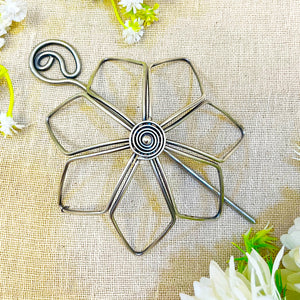 "Glam" Silver Look Alike Oxidized Hair Bun "Glam" Silver Look Alike Oxidized Hair Bun