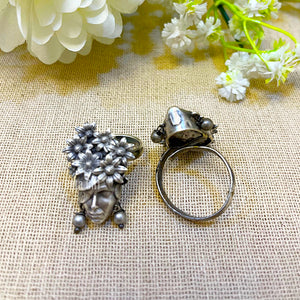 oxidised ring set oxidised ring set