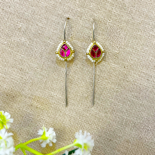 "Spark" Silver Look Alike Arrow Earcuff