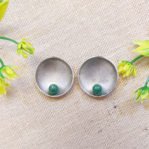 "Circ" Silver Look Alike Stud Earrings "Circ" Silver Look Alike Stud Earrings