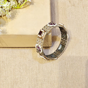 oxidised silver kada oxidised silver kada