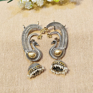 Peacock earcuff for garba Peacock earcuff for garba