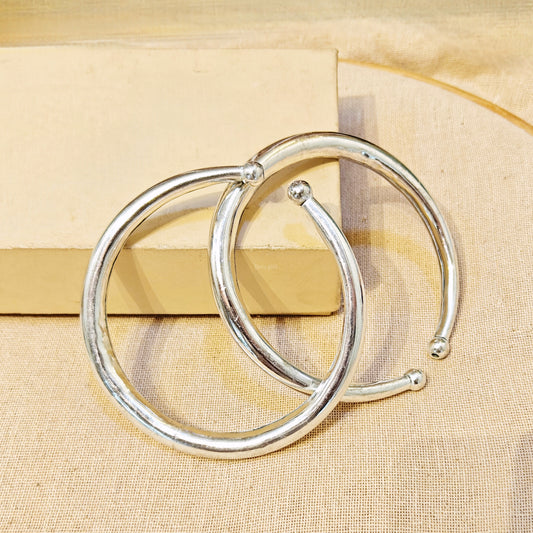 "Trinetra" Silver Look Alike Leg Kada