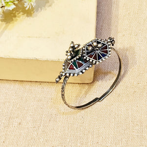 "Ocean"Silver Look Alike Oxidized Kada "Ocean"Silver Look Alike Oxidized Kada