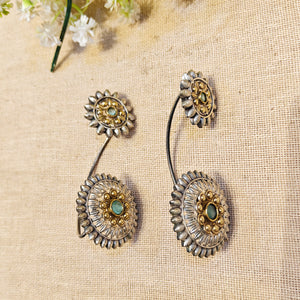 "Titli"Silver Look Alike Dual Tone Earcuff "Titli"Silver Look Alike Dual Tone Earcuff