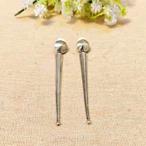 "Tender"Silver Look Alike Oxidized Earring "Tender"Silver Look Alike Oxidized Earring