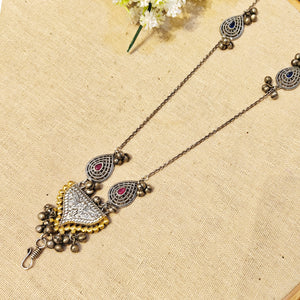 "Riva"Silver Look Alike Oxidized MobileChain "Riva"Silver Look Alike Oxidized MobileChain