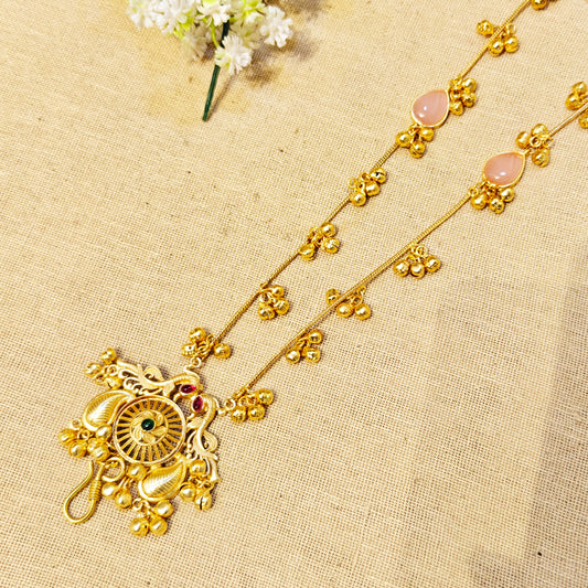 "Avenza"Silver Look Alike Gold Mobilechain