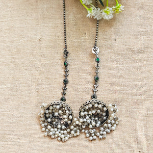 "Tiny" Silver Look Alike Oxidized Earrings "Tiny" Silver Look Alike Oxidized Earrings