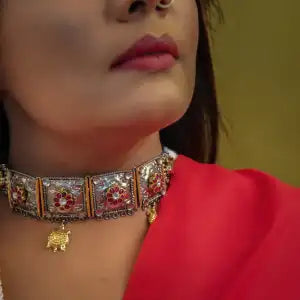 “Kachchhap” Silver Plated Choker “Kachchhap” Silver Plated Choker