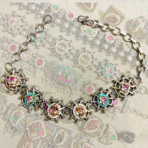 "Dastar" Silver Look Alike Kundan Studded Choker "Dastar" Silver Look Alike Kundan Studded Choker