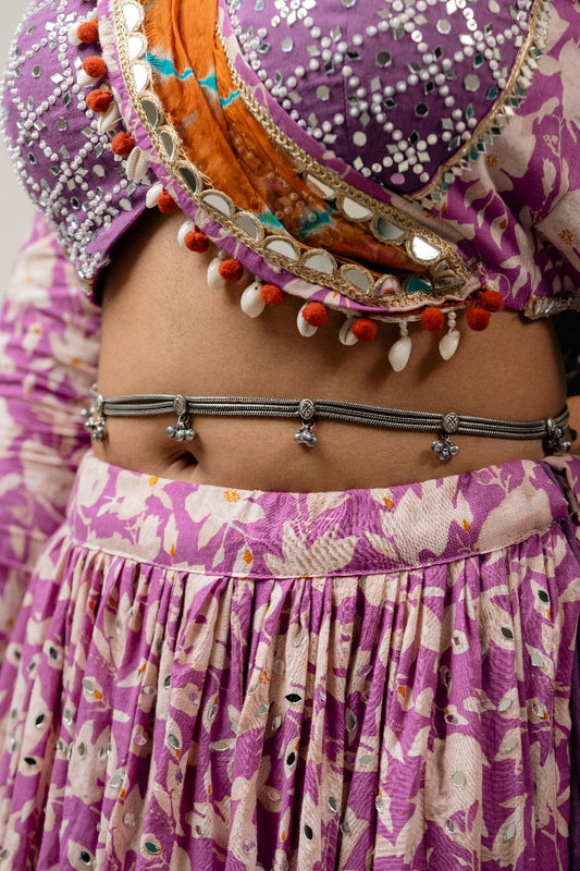 "Shirohar" Silver Look Alike Waistbelt