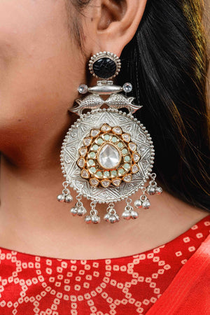 "Kiara" Silver Plated Earrings "Kiara" Silver Plated Earrings