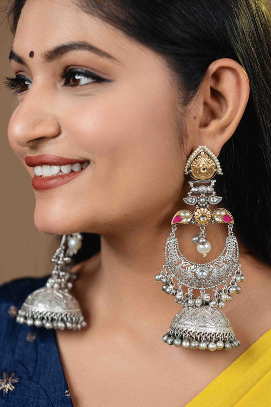 "Rahi" Silver Plated Earring