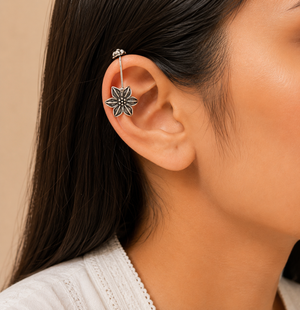 Sunflower Ear Bugadi Designs Earcuff Sunflower Ear Bugadi Designs Earcuff