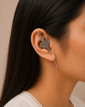 Moonveil Silver Look Alike Arrow Earcuffs Moonveil Silver Look Alike Arrow Earcuffs