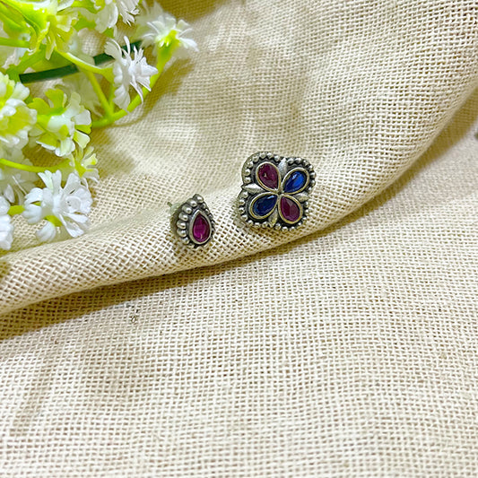 "Vikranti" Silver Look Alike Earcuffs