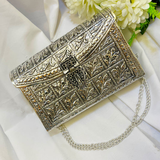 " Senso " Silver Look Alike Purse