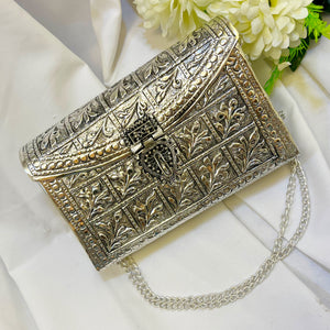 Luxury silver handbag Luxury silver handbag